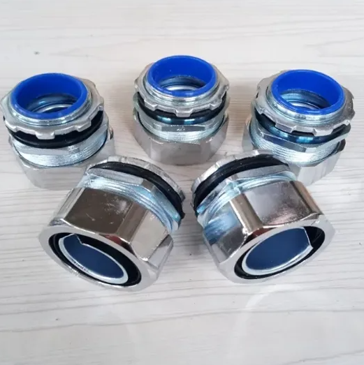 Machine tool accessories DPJ type zinc alloy joint Φ20-G3/4 galvanized snake skin tube lock equipment end