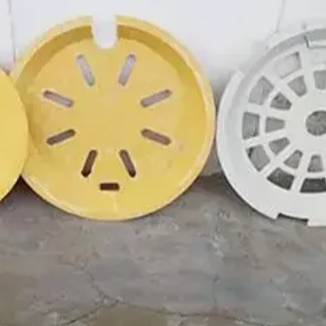 Ductile iron manhole cover inner cover FRP built-in sub-cover Anti-settling double-layer manhole cover Resin well