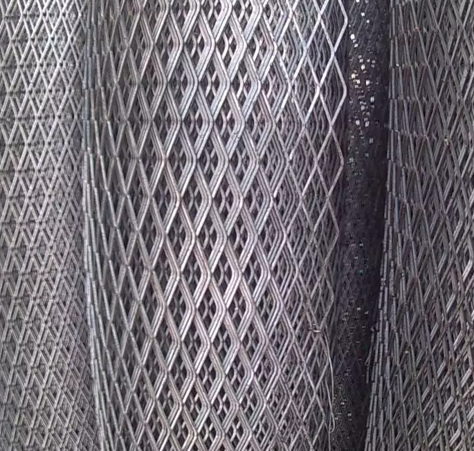 Heavy-duty expanded metal, wear-resistant expanded metal, stretched mesh ceiling