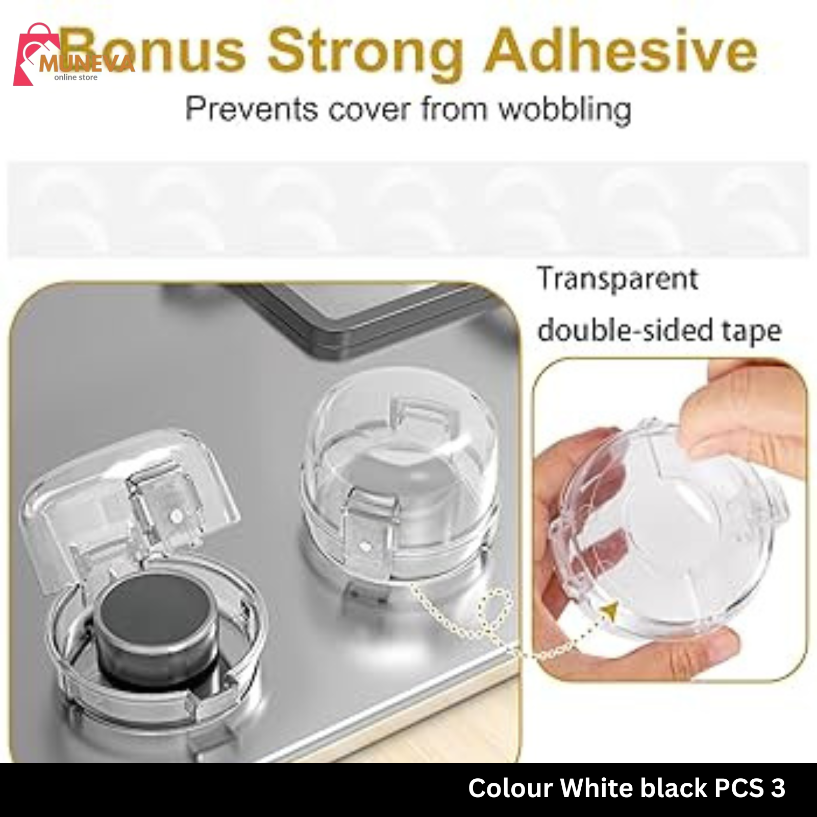 Gas knob safety cover 