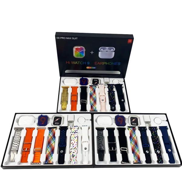 i30 Pro Max Suit Smart Watch with Earphones