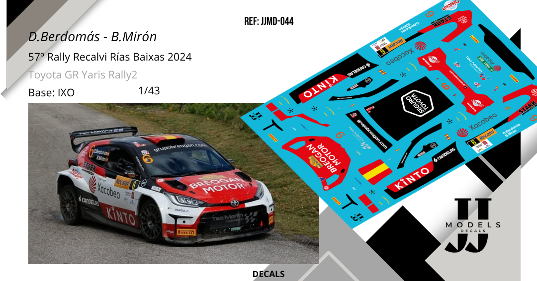 Daniel Berdomás - Brais Mirón | Toyota GR Yaris Rally2 | Rally Rías Baixas 2024