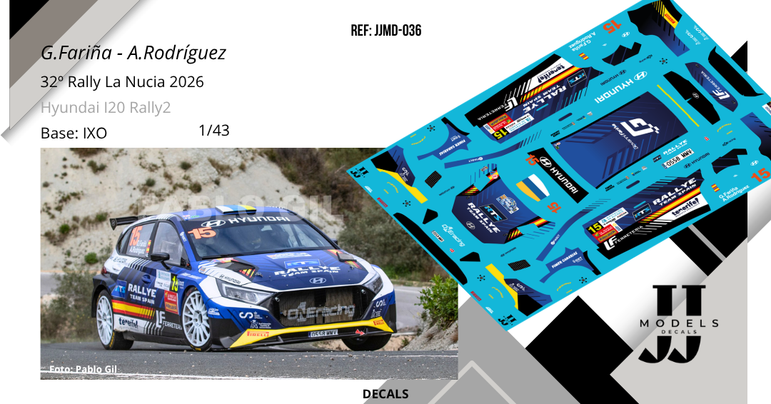 Giovanni Fariña - Alejandro Rodríguez | Hyundai I20 Rally2 | Rally La Nucia 2026