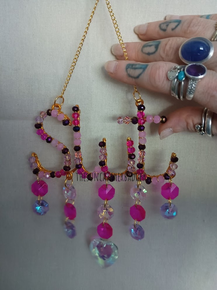 Slut Handcrafted Suncatcher