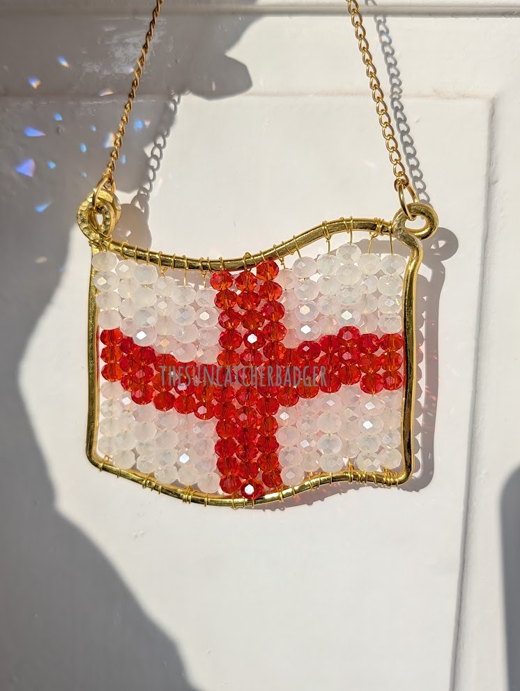 England Flag Suncatcher