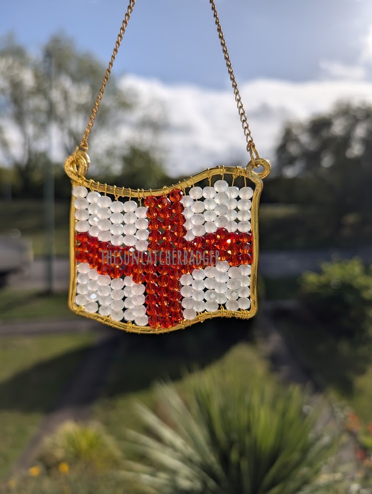 England Flag Suncatcher