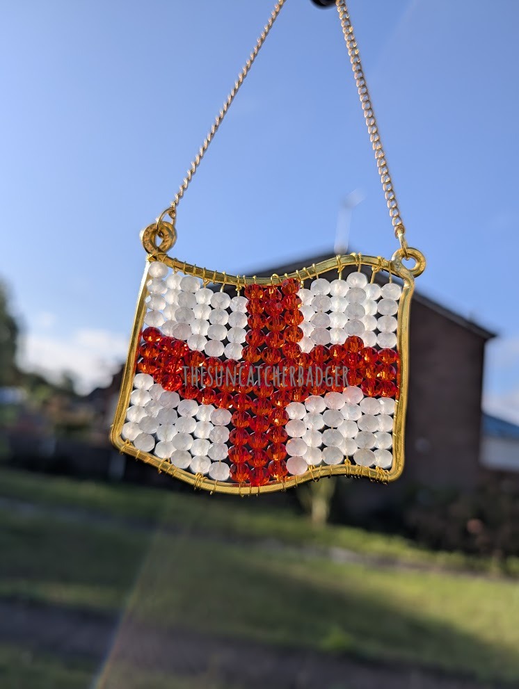 England Flag Suncatcher