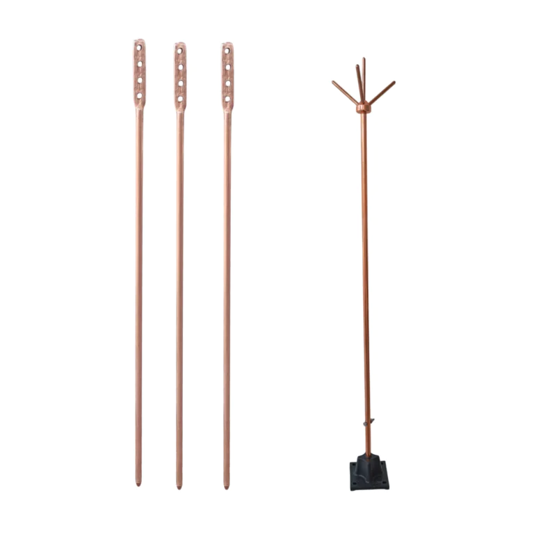 Copper Grounding Rods and Terminal