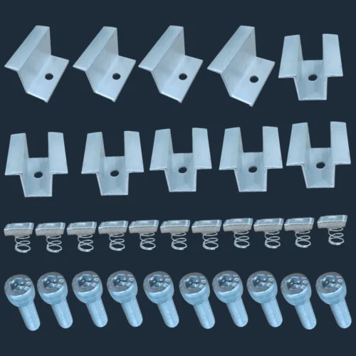 Solar Panel Mounting Brackets and Bolts Set