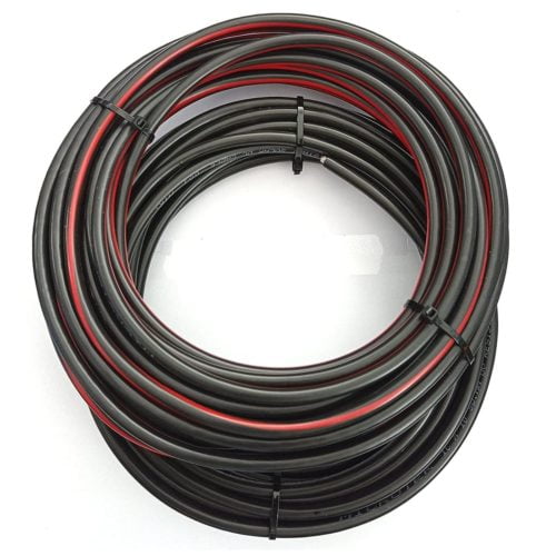 Red and Black Electrical Wire