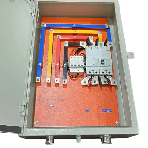 Solar ACDB Three Phase Inbuilt L&T AC MCB 200A Havells AC SPD 320V & Indicator from 70kW to 88kW