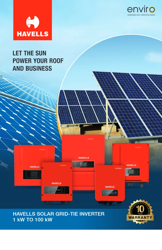 On Grid Inverters 1100 V 20kw Havells Enviro GTi 20000 TD
