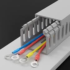 PVC Cable Tray with slots for Cable management 
