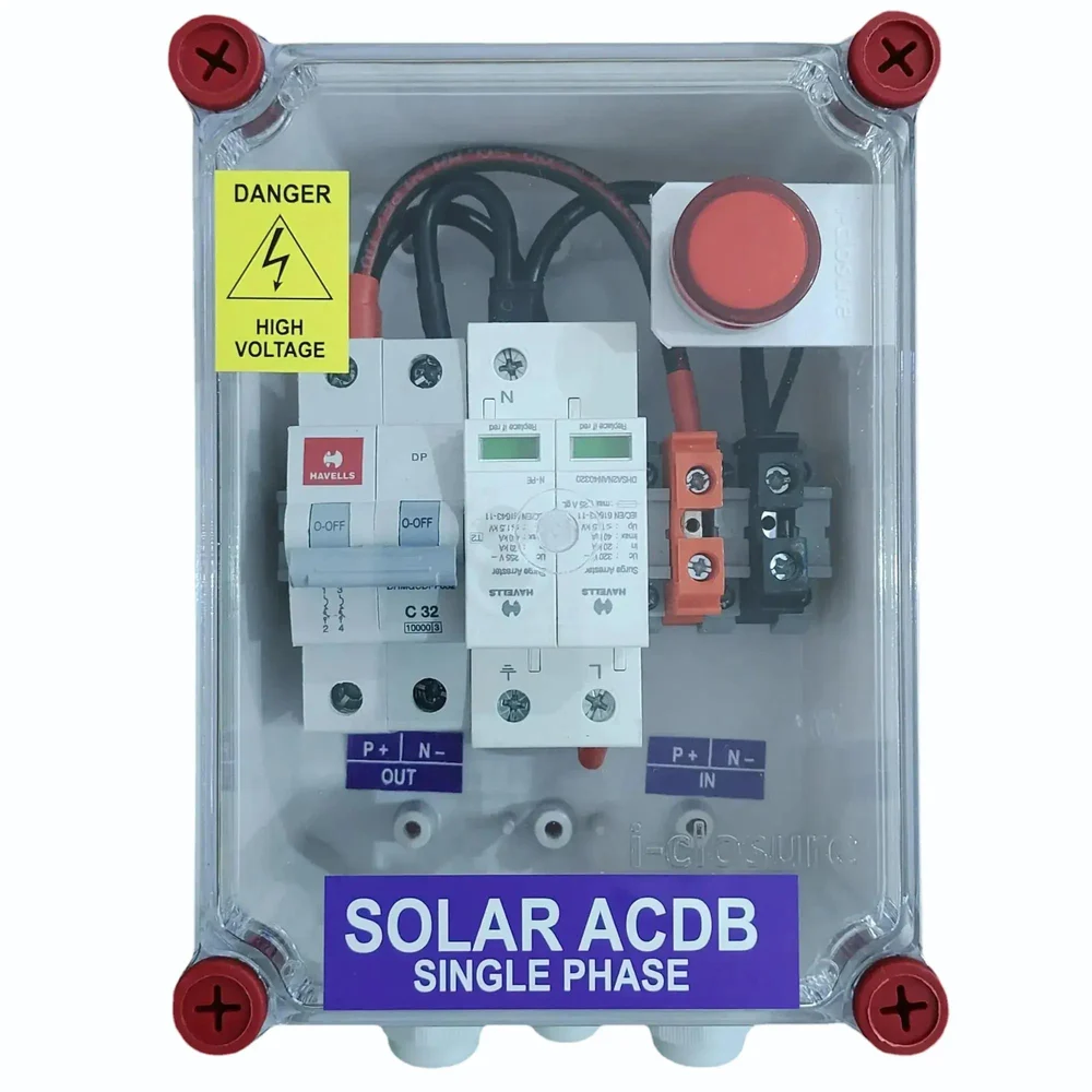 ACDB SINGLE PHASE 63A (7KW-13KW) WITH INDICATOR