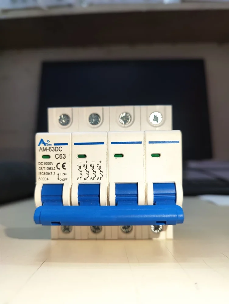 63A 1000V DC MCB Agrim( Miniature Circuit Breaker )