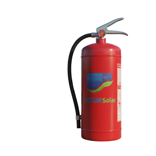 Safety One 2kg ABC Powder Type Fire Extinguisher Agrim Solar