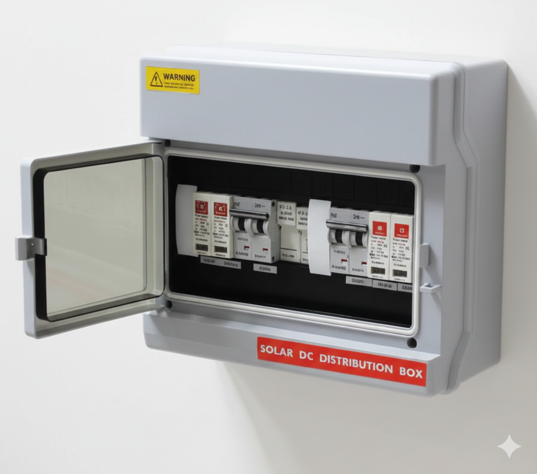 DCDB 2 IN-2OUT 600V (2 Series x ≤12 Panels) DOOR TYPE