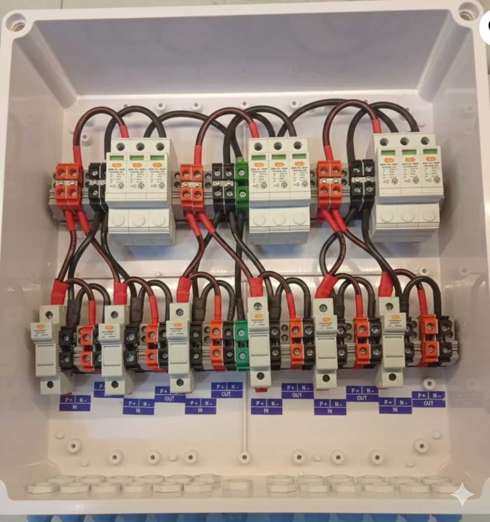 DCDB 6 IN-6 OUT 1000V 6-SPD (6 Series x ≤20 Panels)