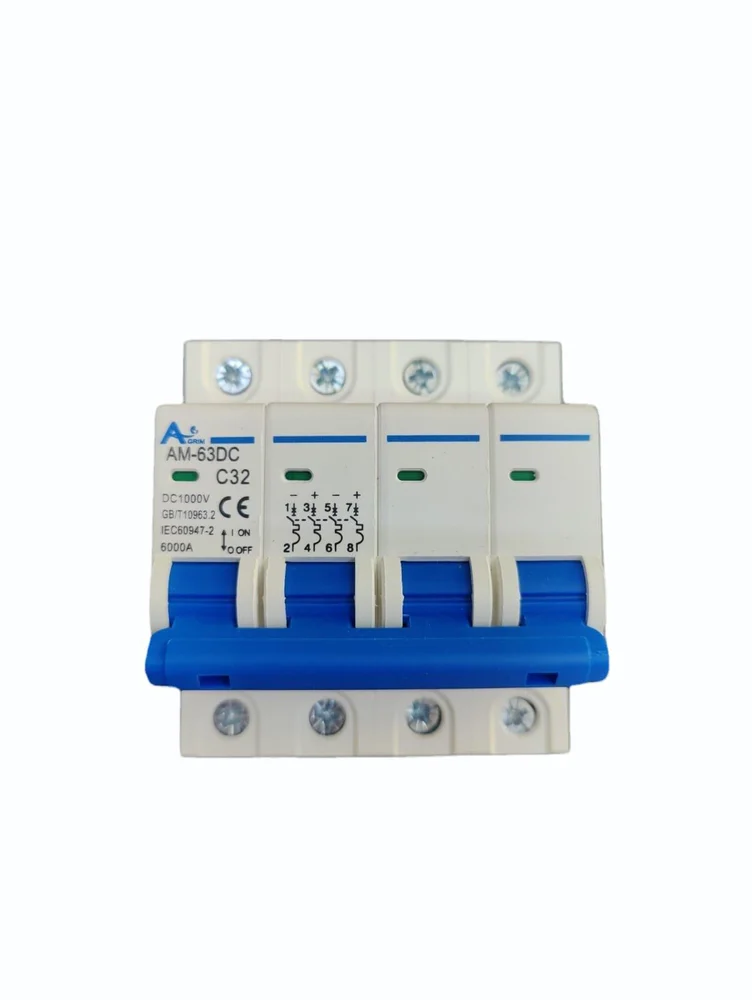 32A 1000V Elmex DC MCB Agrim ( Miniature Circuit Breaker )