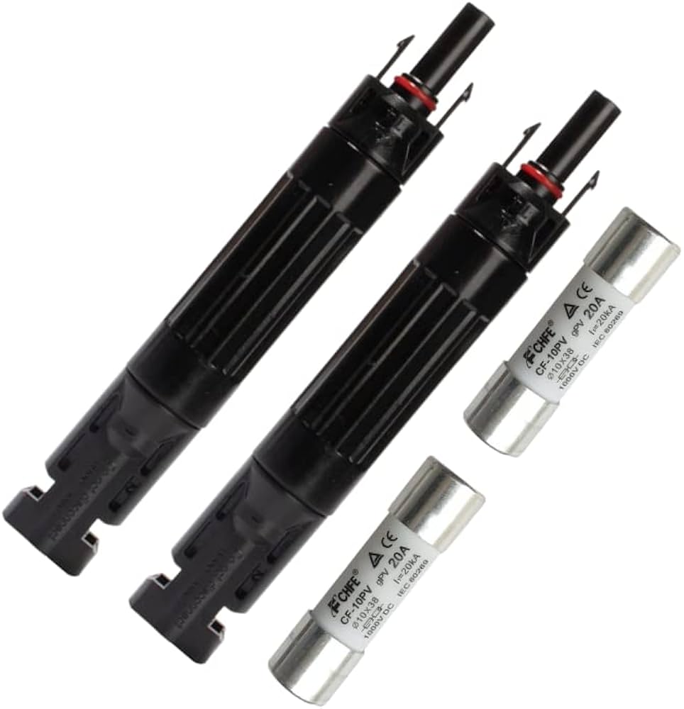 Inline Fuse Connector – 1500V, 30A