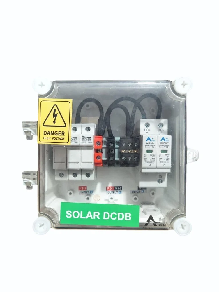 Solar DCDB 3 in 1 Out Inbuilt Agrim DC Fuse 15/20/30A, Agrim SPD 600V(Agrim Solar)