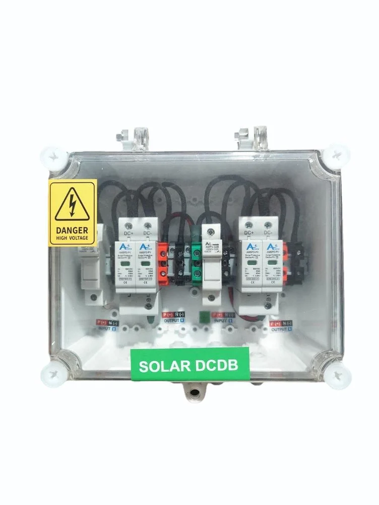DCDB 2 IN-2OUT 600V (2 Series x ≤12 Panels)- 2 SPD