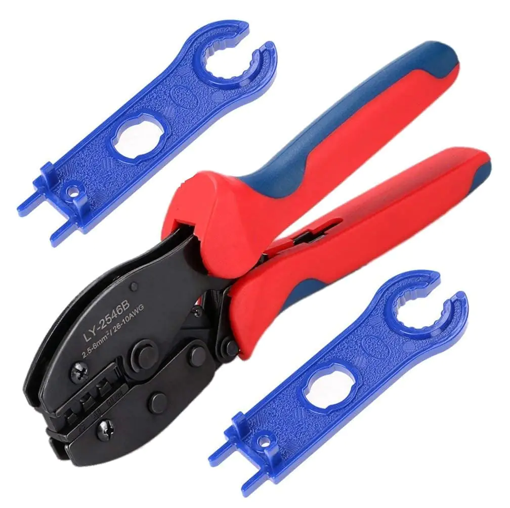 Agrim Solar MC4 Crimping Tool with MC4 Wrench Spanner (1+1 Pair Wrench)