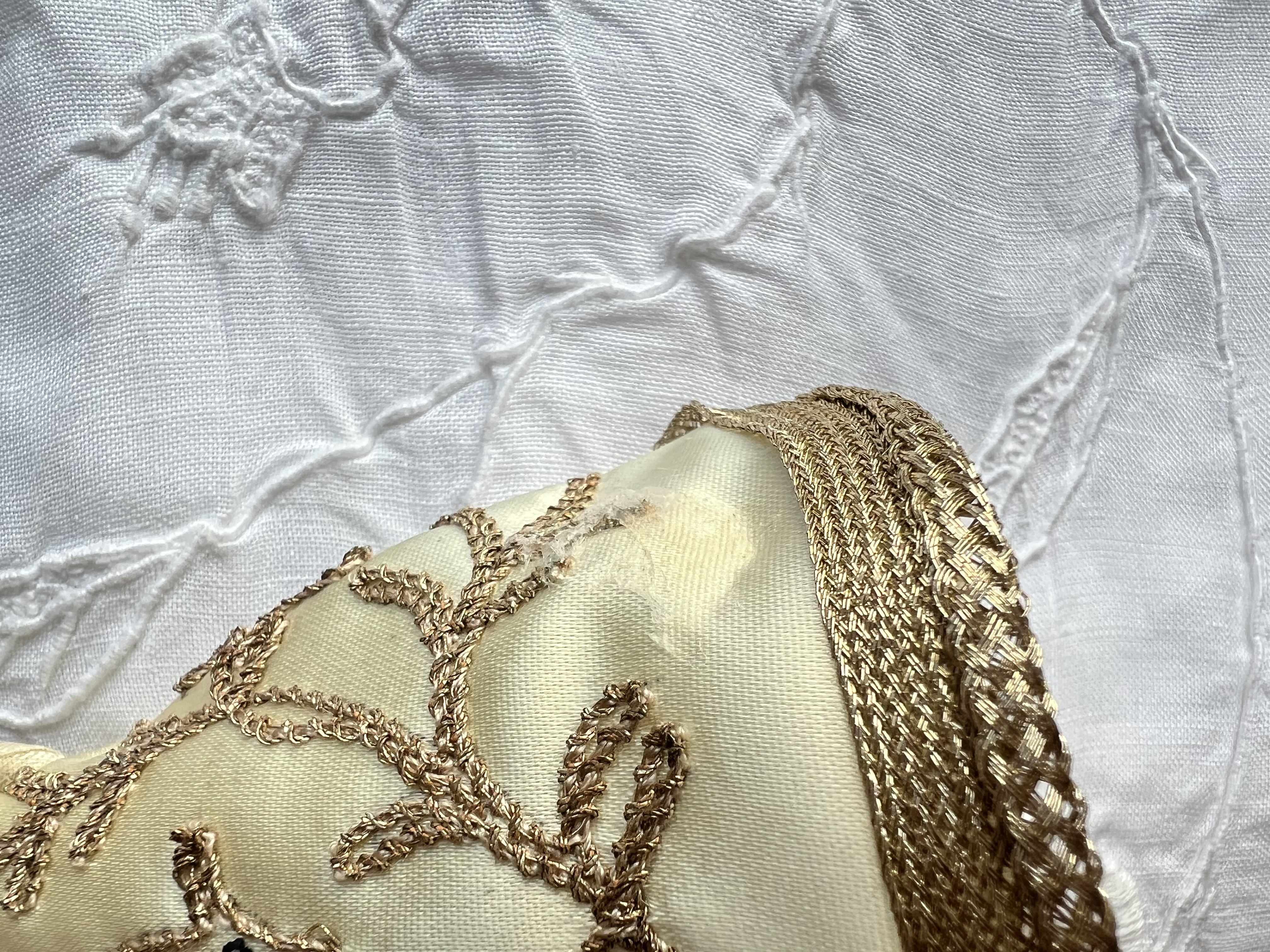 Lot de 2 petits Jésus en cire - Noël 