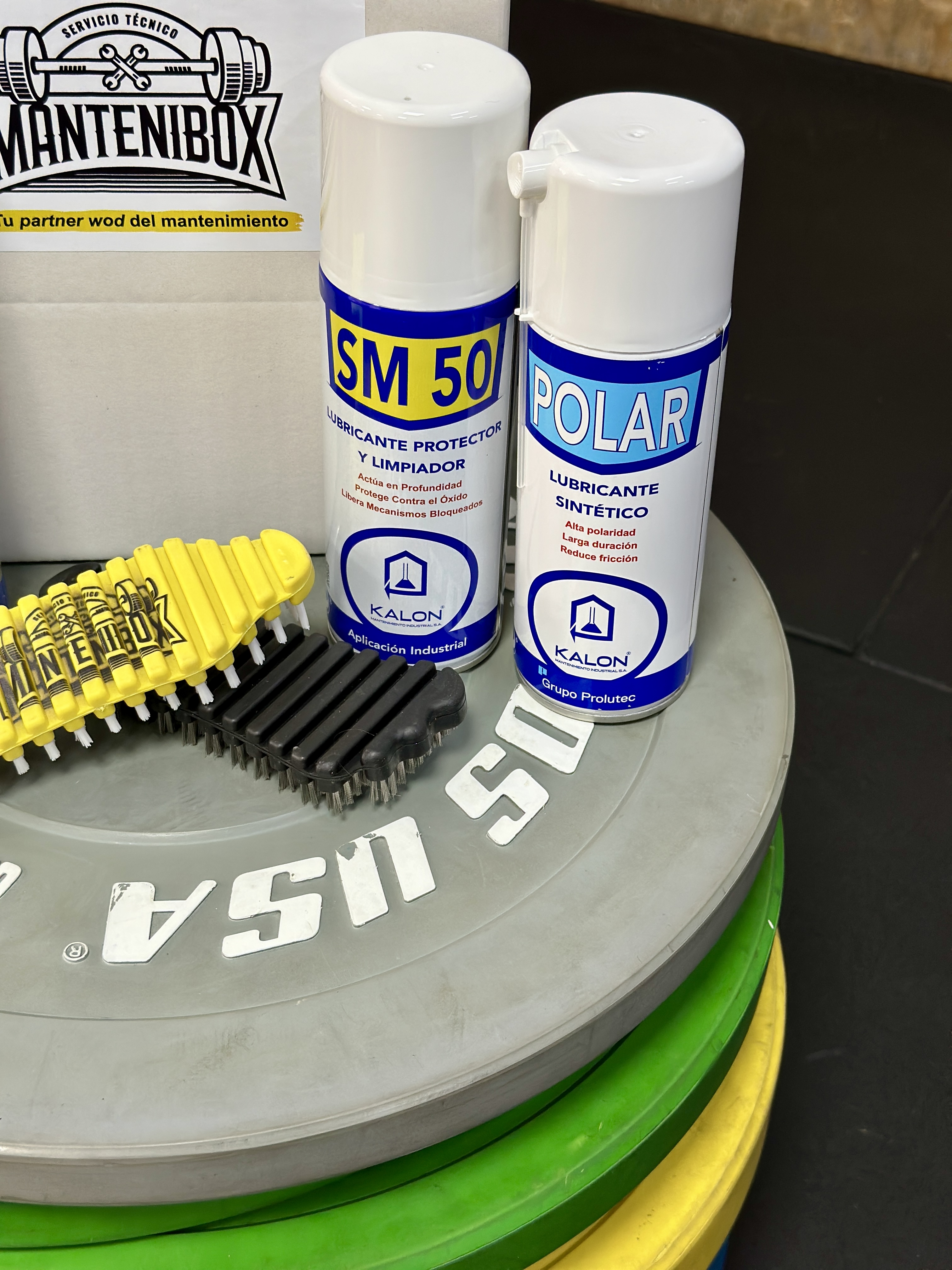 ✨Kit INTERMEDIO para el mantenimiento de tus barras, mancuernas y máquinas.