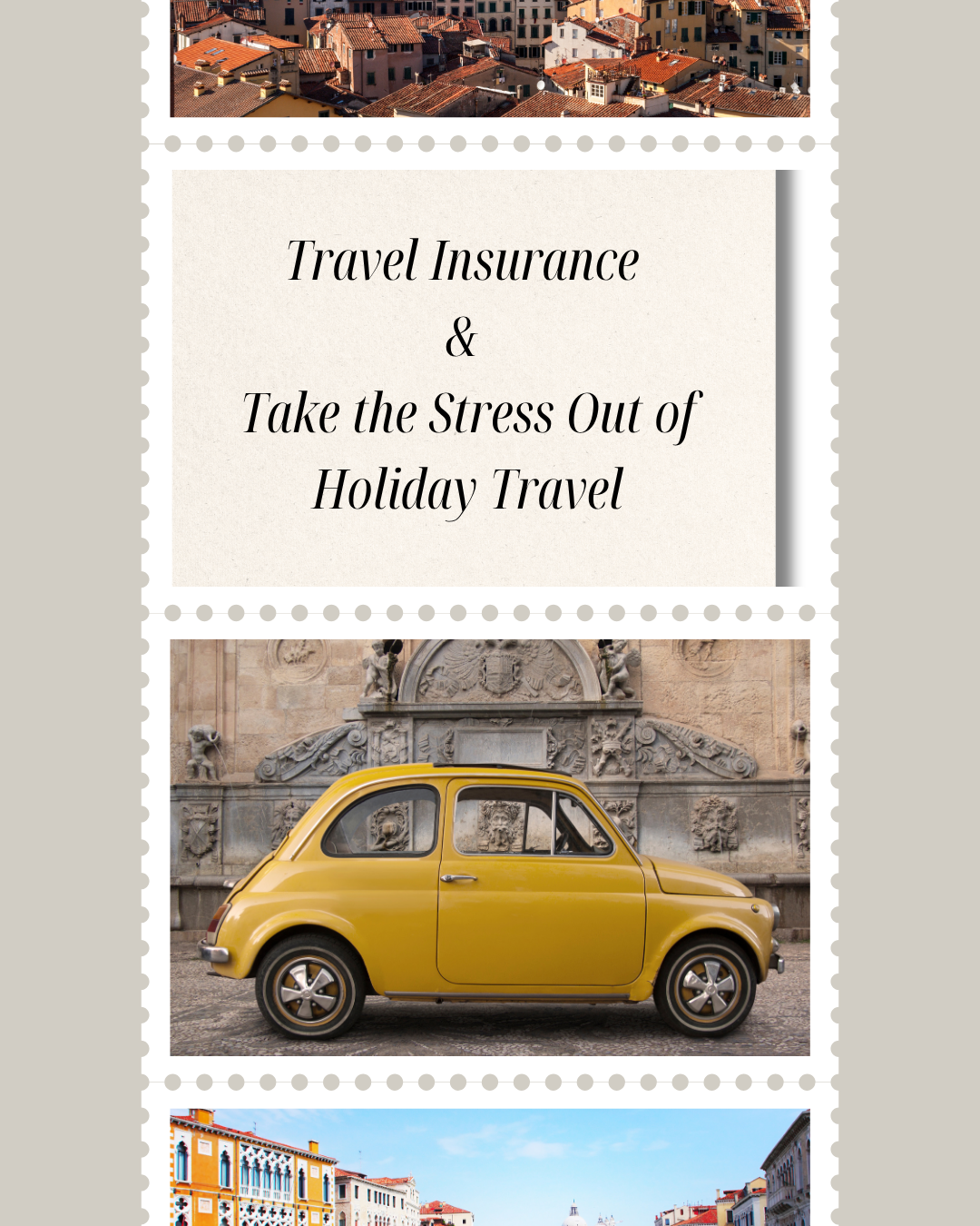 Travel Insurance  &  Take the Stress Out of Holiday Travel