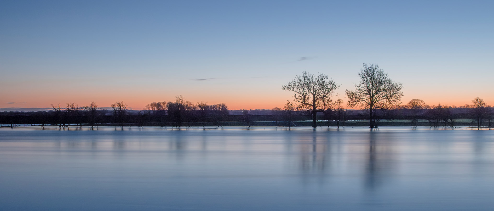 Winter Dawn on The River Trent at Burton Joyce