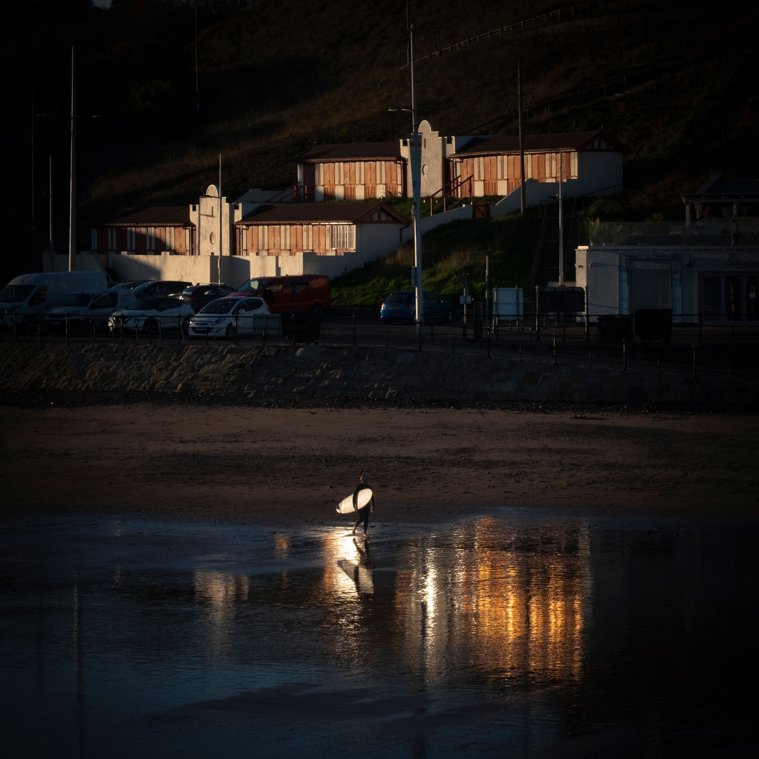 Dawn Surfer at Saltburn by the Sea 