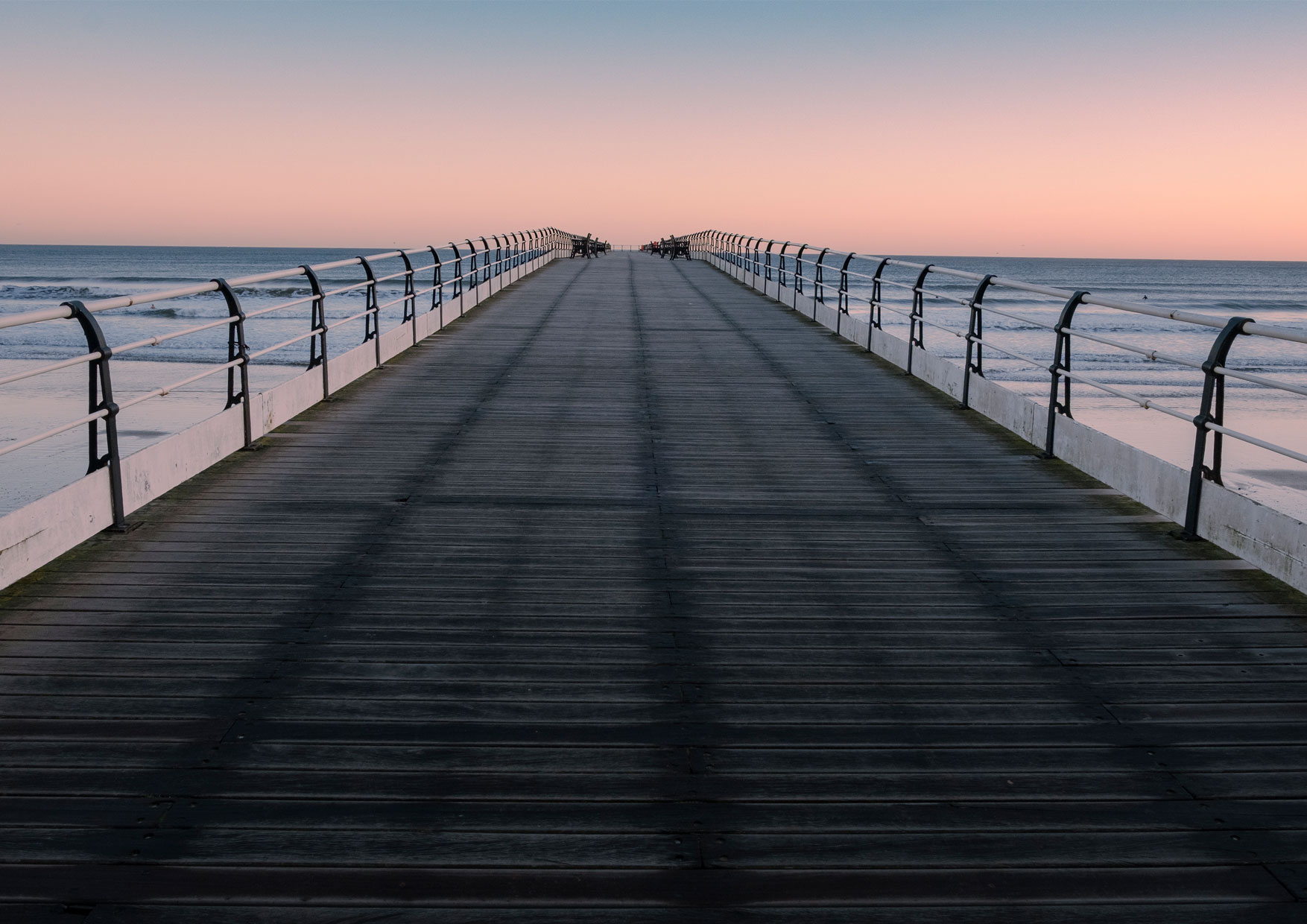 Tranquil Dawn at Saltburn by the Sea Pier
