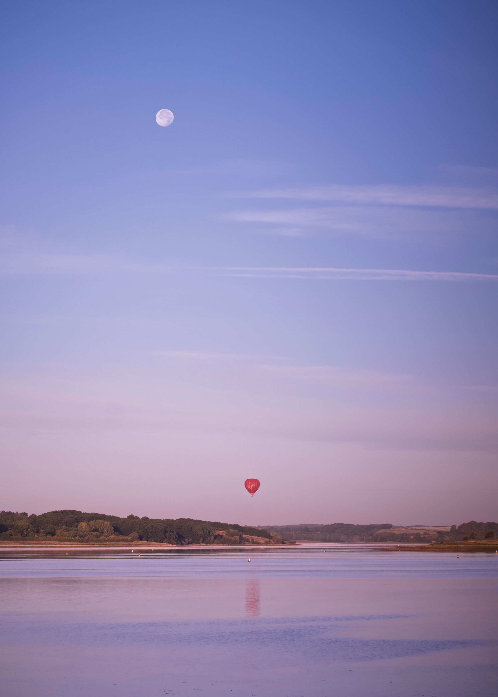 Dawn Balloon Over Rutland Water