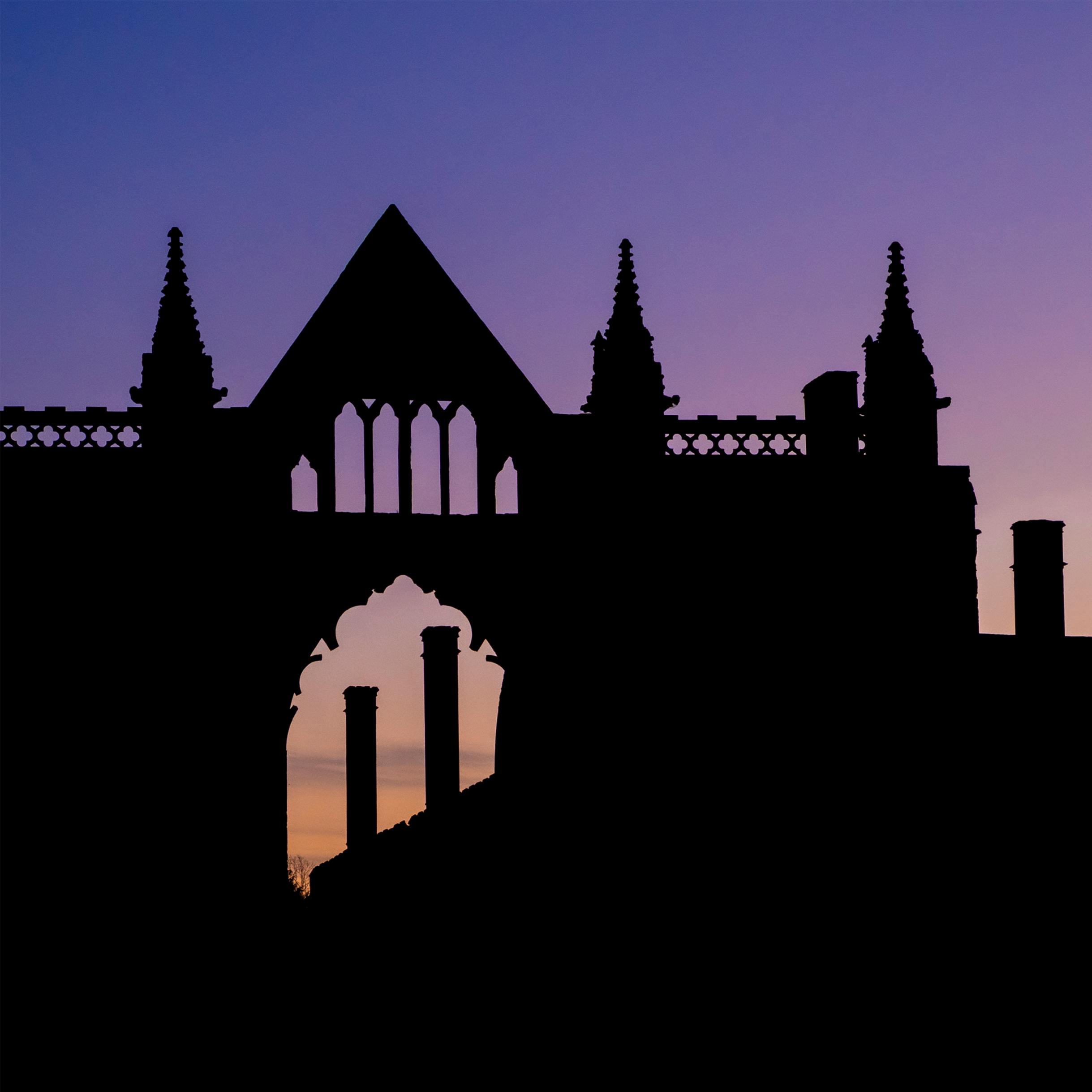 Newstead Abbey at Dawn