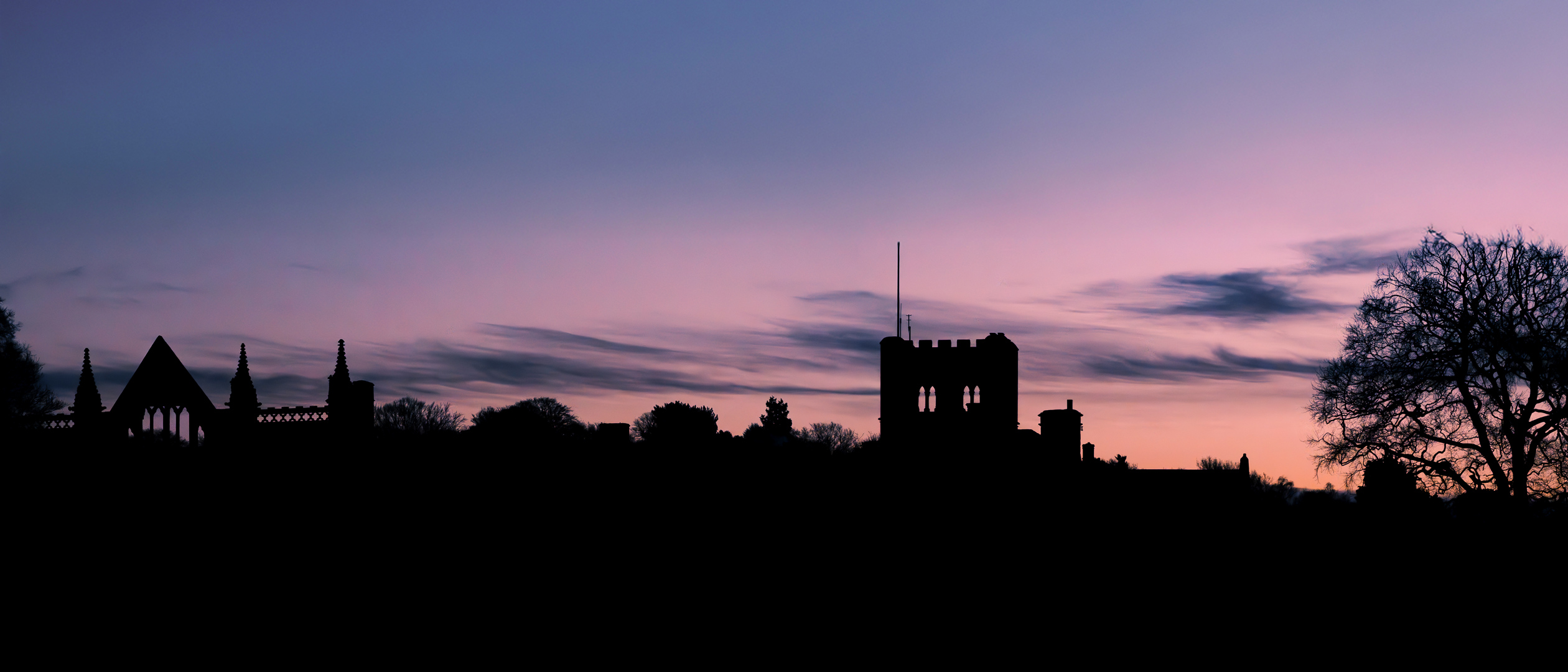 Dawn at Newstead Abbey, Panoramic