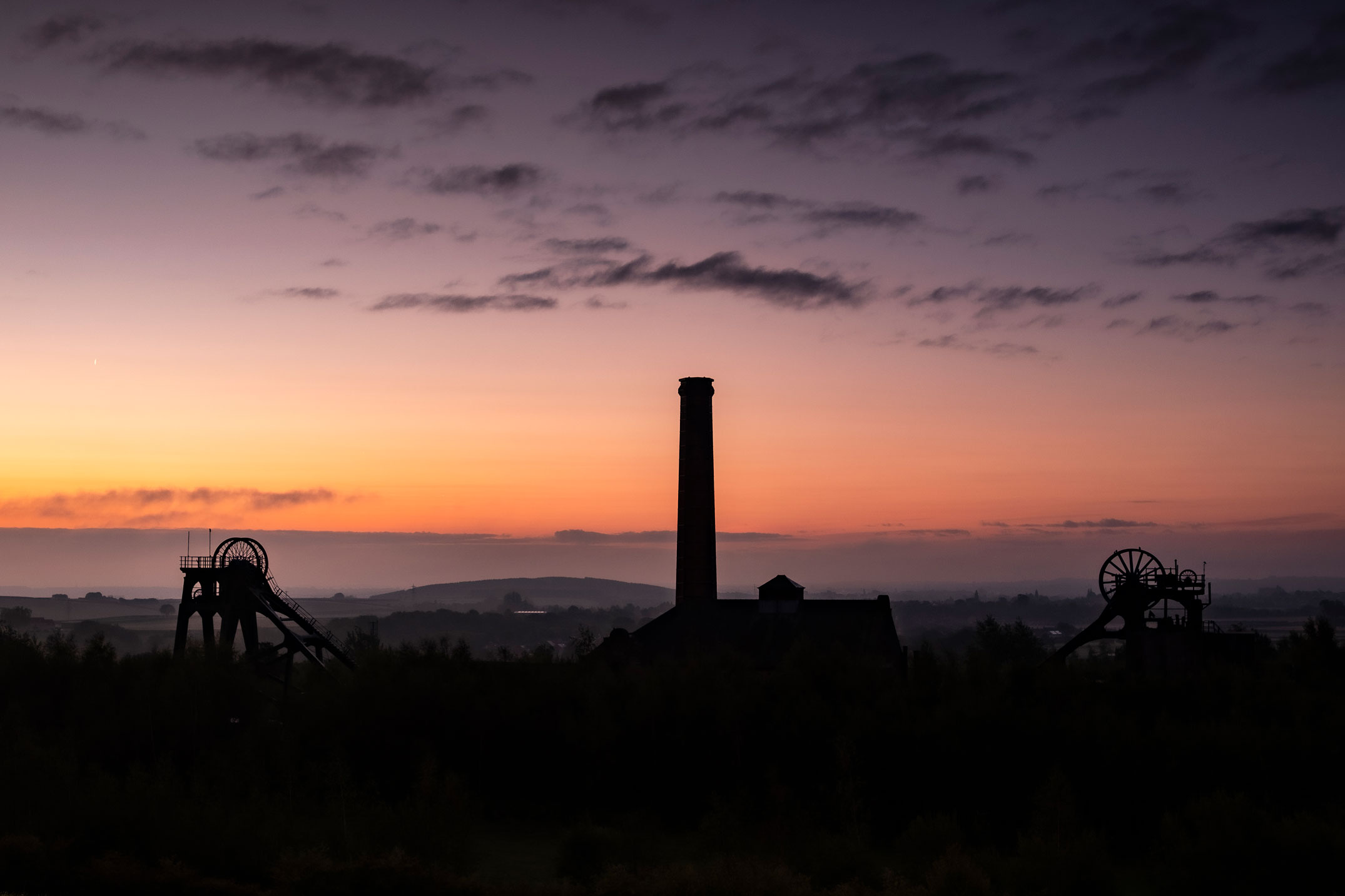 Blue Hour at Pleasley Pit