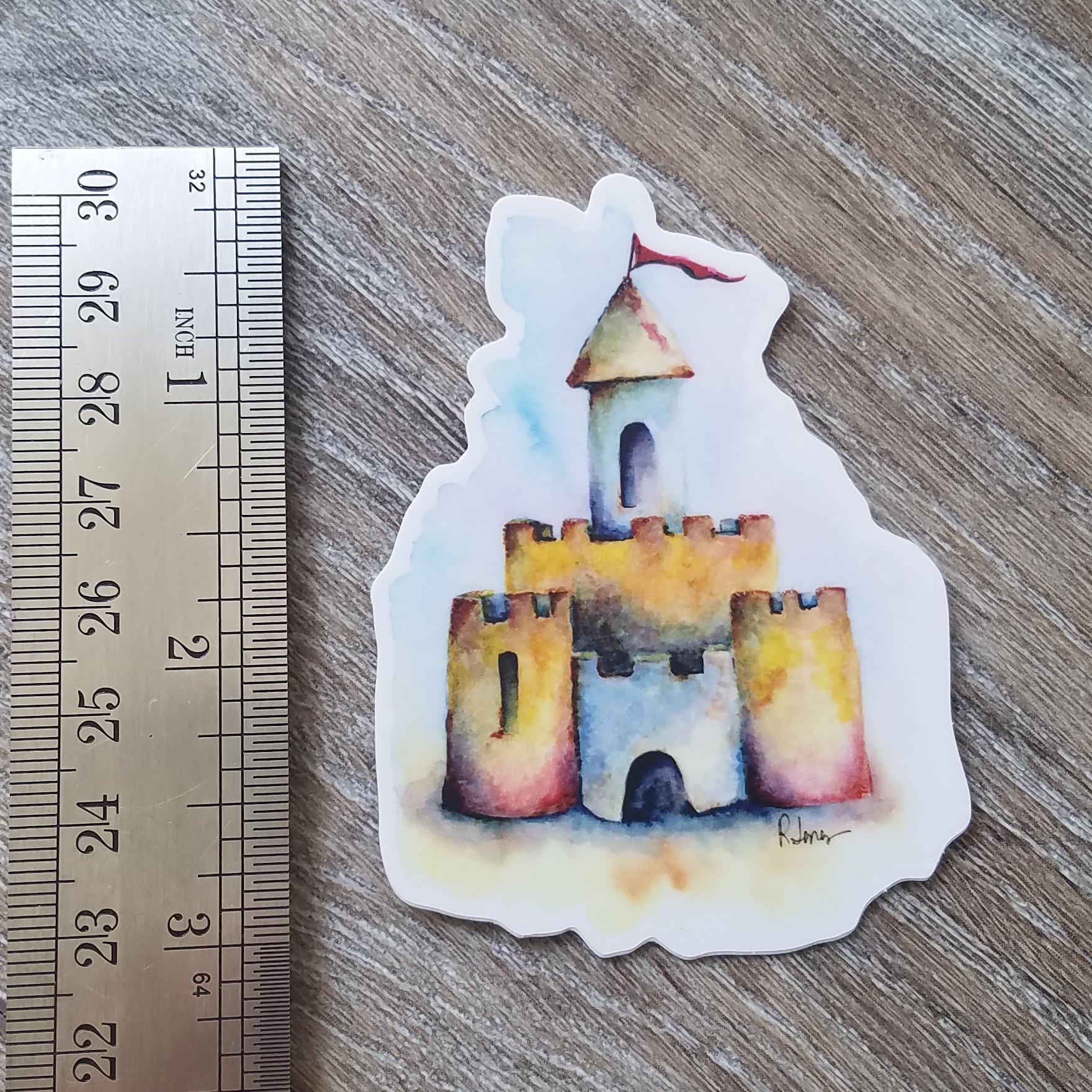 Sandcastle Sticker