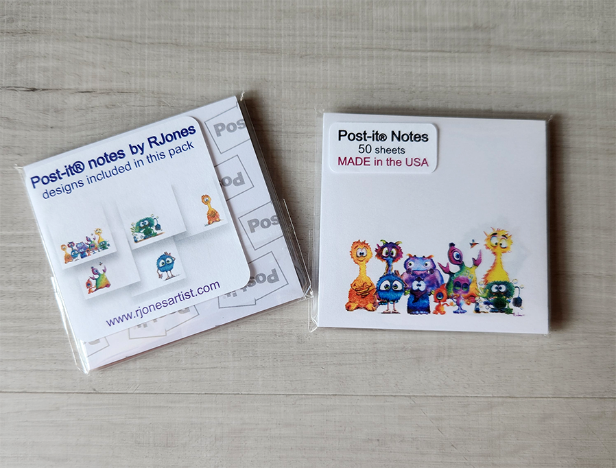 Monster Design Post-it Notes