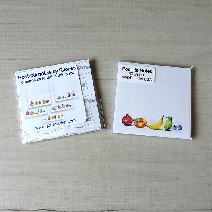 Fruit Print Post-it Notes