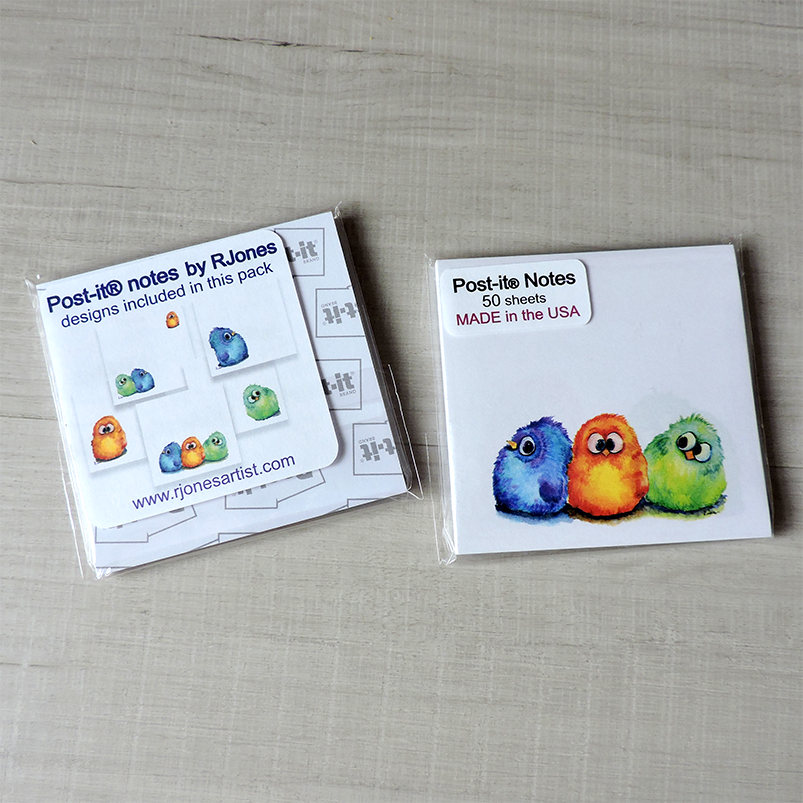 Cute Birds Sticky Notes