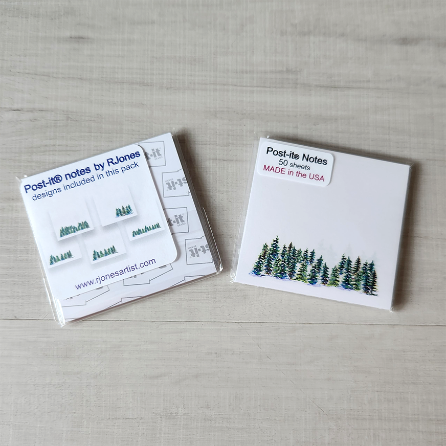 Forest Post-it Notes