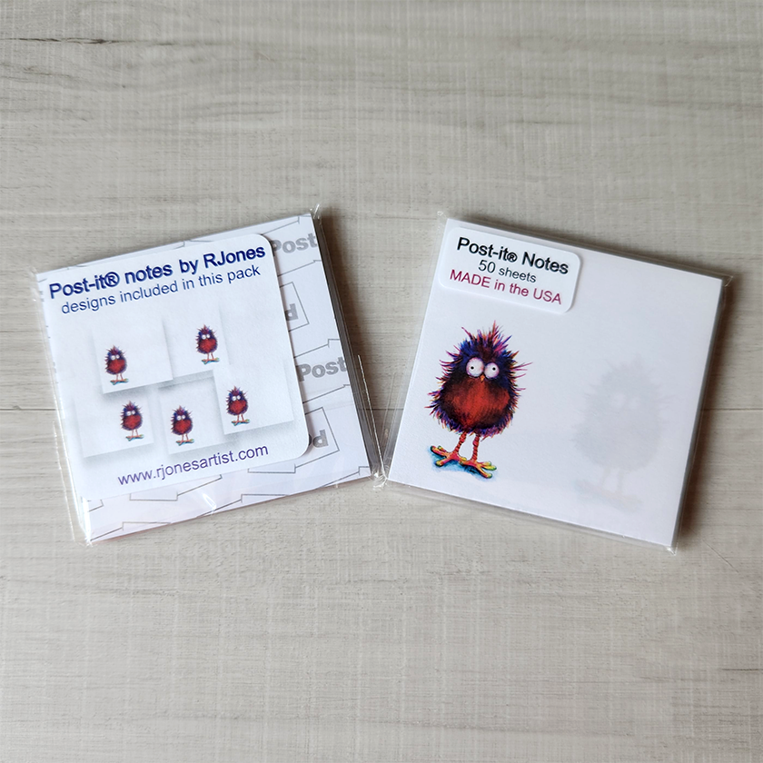 Pshocked Bird Post-it Notes