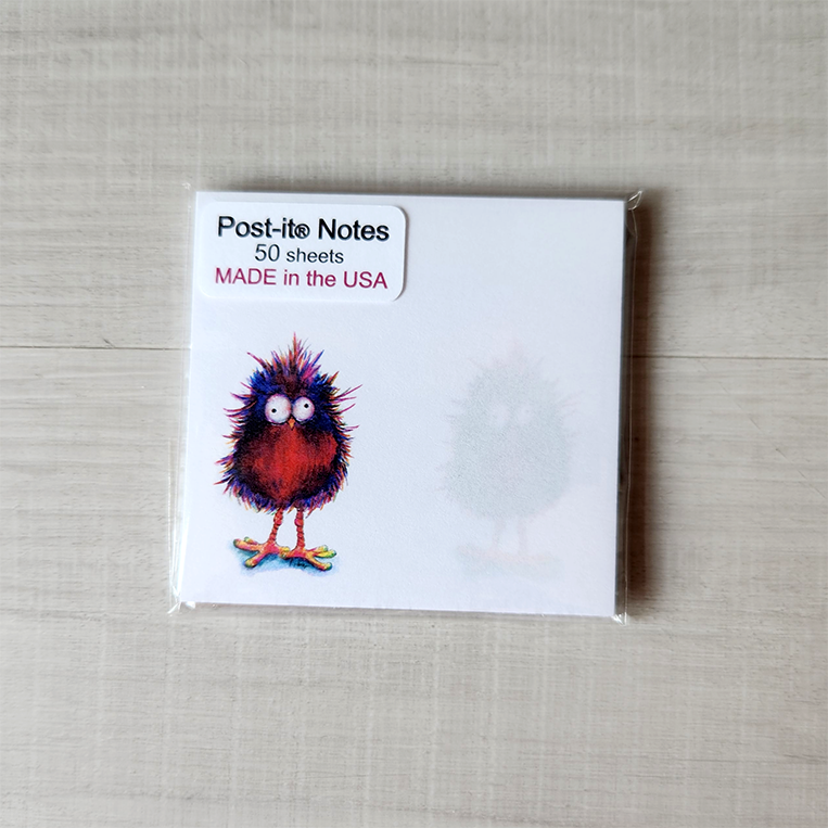 Pshocked Bird Post-it Notes