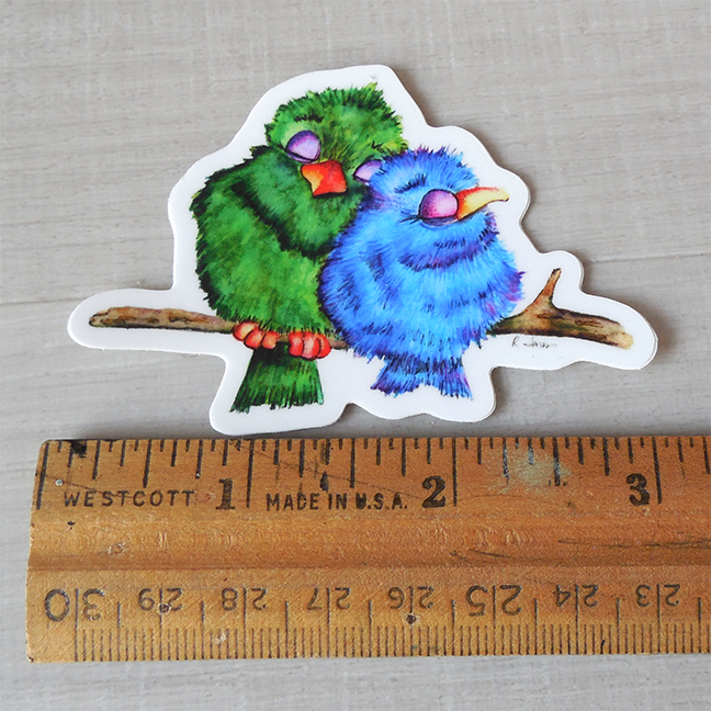 Love Birds Sticker
