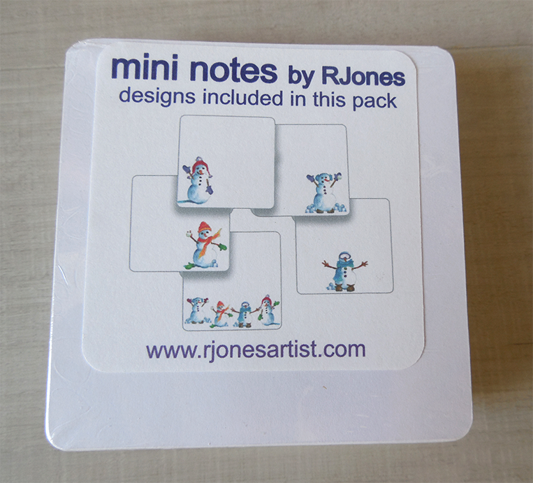 Snowman Winter Mini Notes