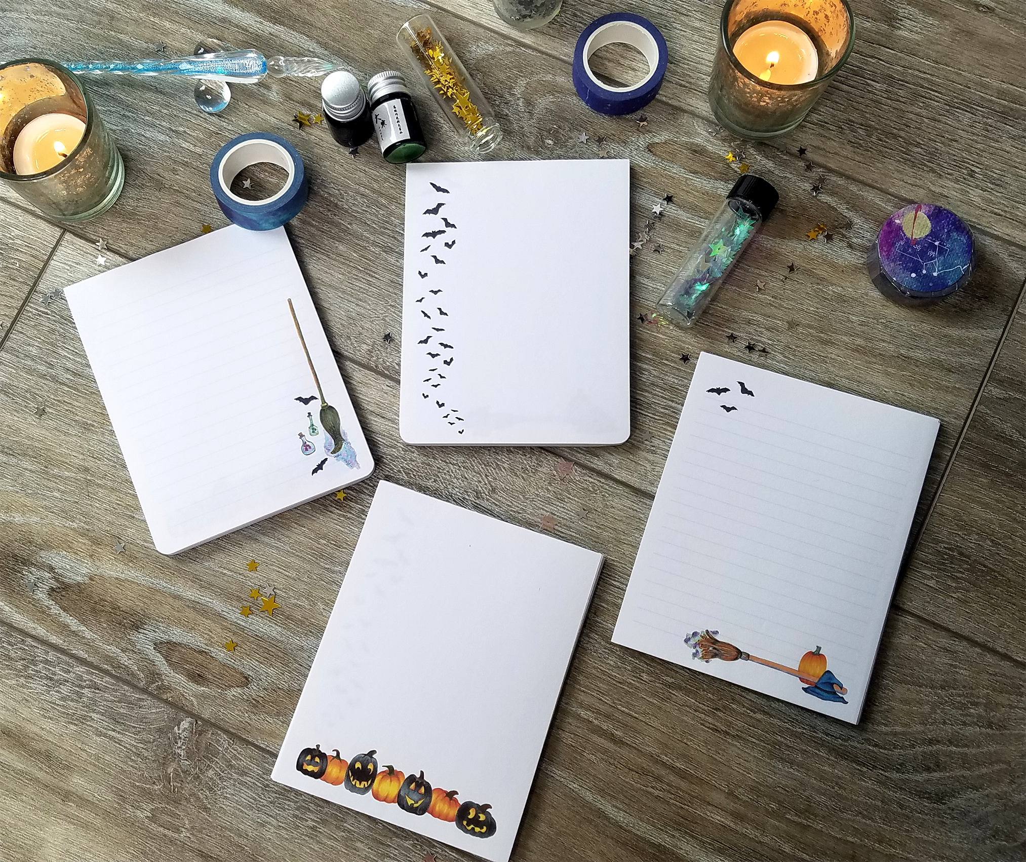Halloween-Themed Memo Pad
