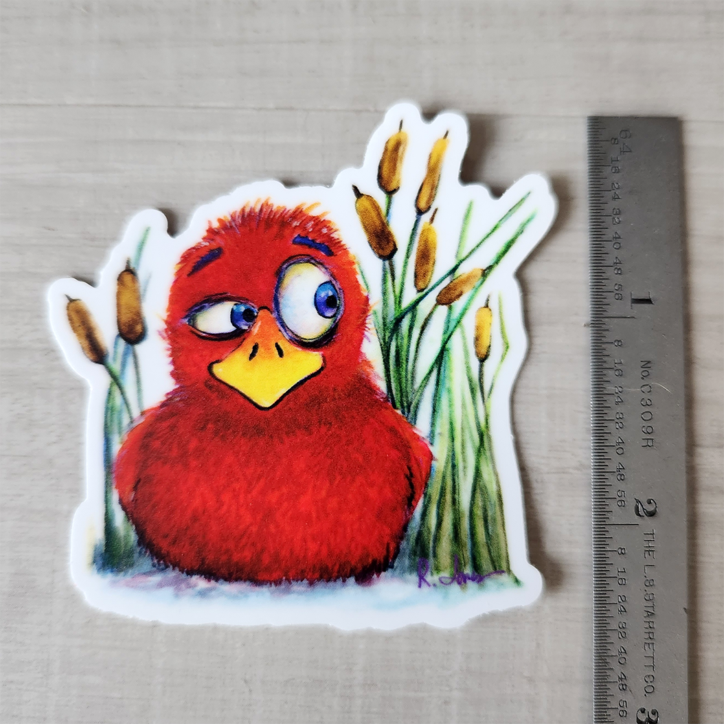 Over there Duck Vinyl Sticker