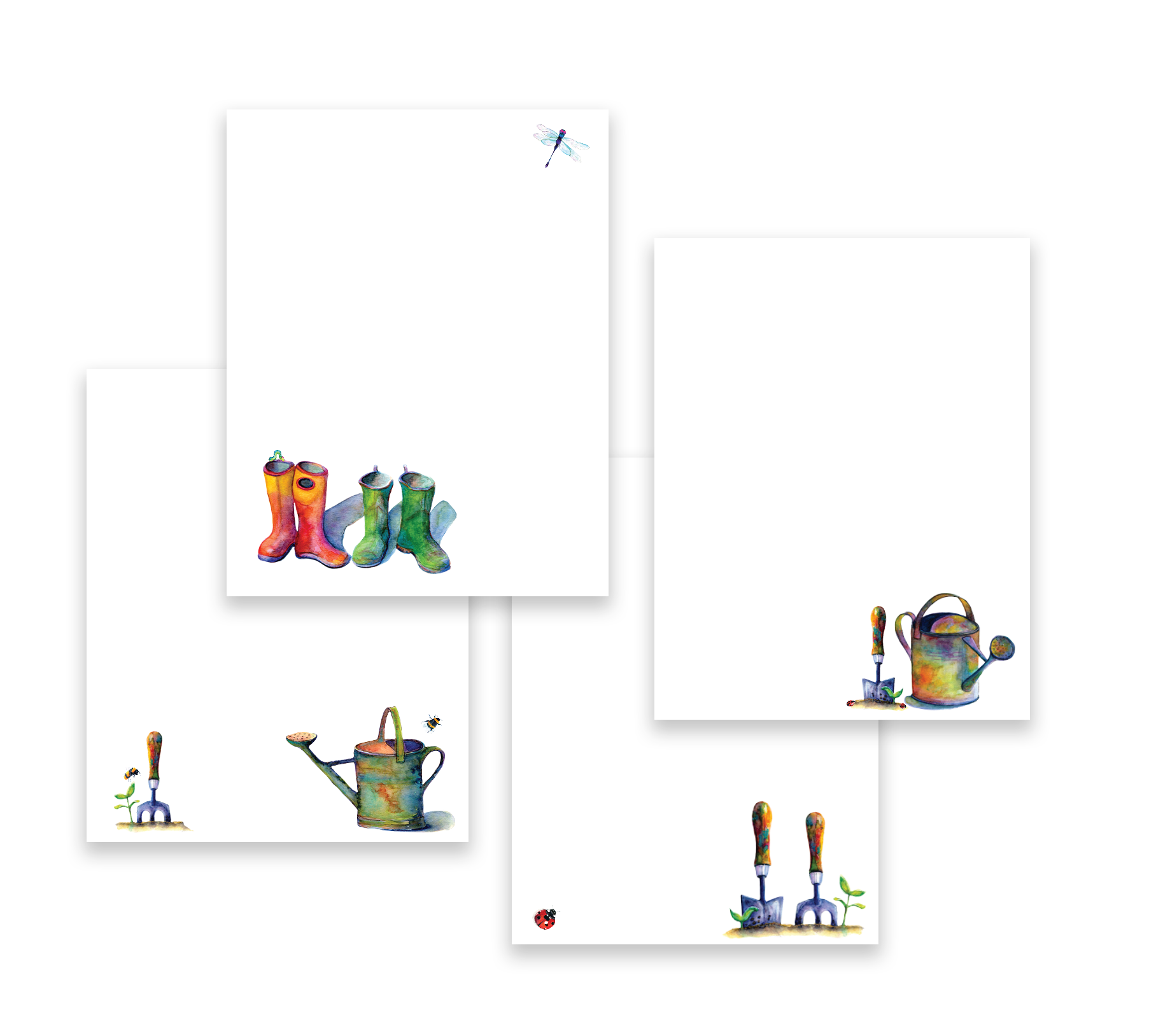 Garden-Themed Notepad 