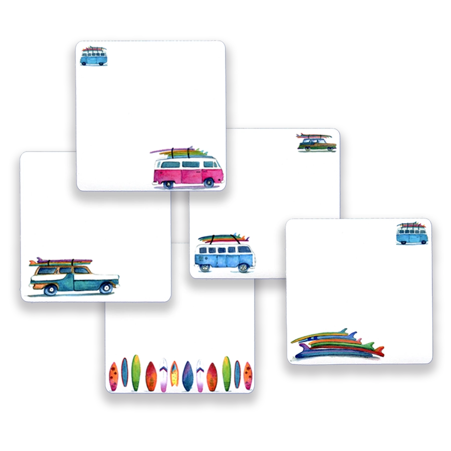Surf Van Mini Note Set